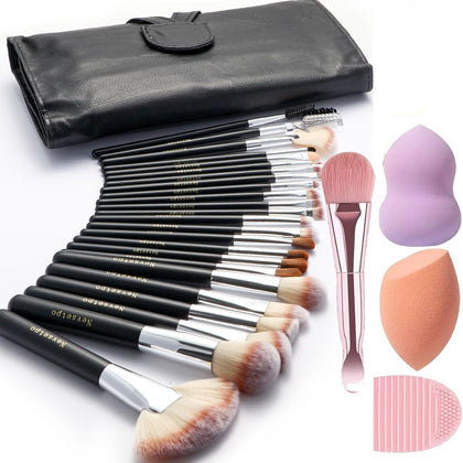 Makeup Brushes, Quality Make Up Brushes 28Pcs Makeup Brushes Set Professional, Beginner Make-up Sets With Case, Soft