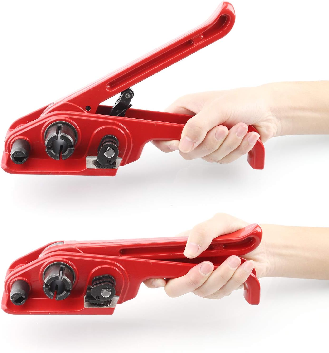 Pallet Packaging Strapping Banding Kit, Heavy Duty Manual 4 in 1 PET/PP | Manual Strapping Tools Packing Machine Set