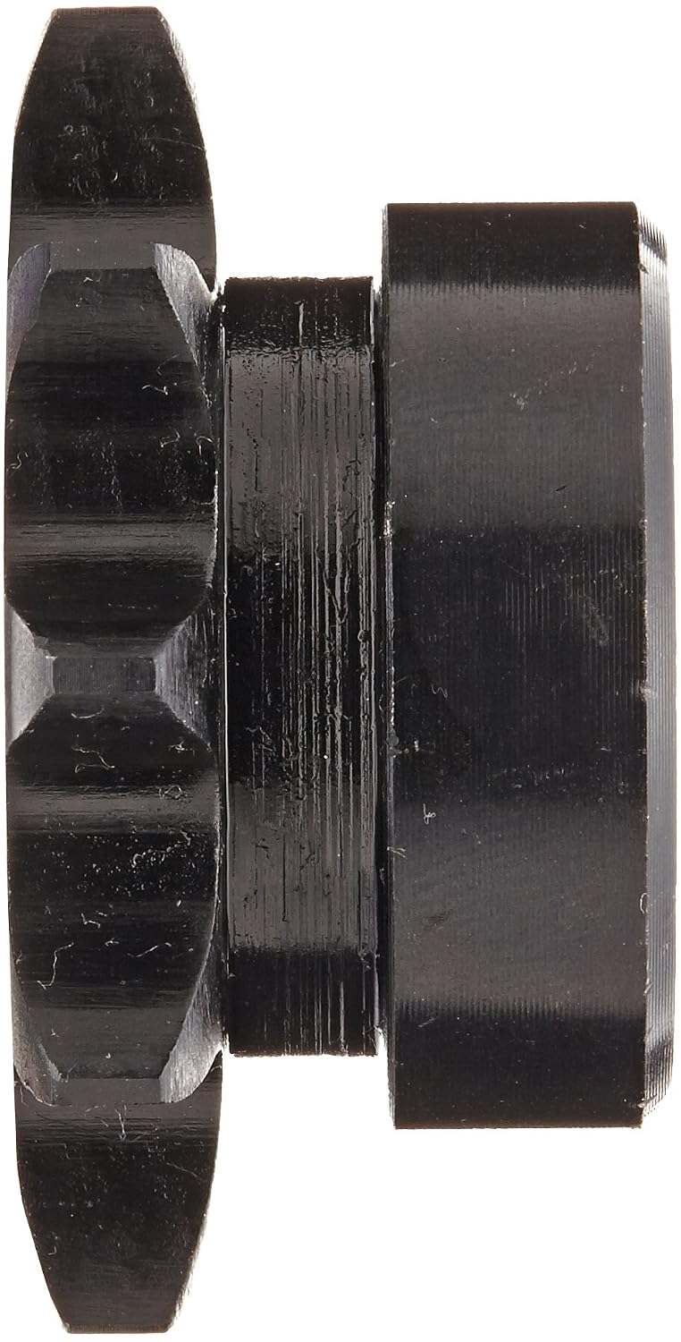 Browning 40B10 Minimum Bore Roller Chain Sprocket, Single Strand, Steel, 1/2" Stocked Bore, 10 Teeth
