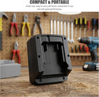 Power Tool Adapter for 18V Li Ion Battery Convert to Bosch with Charging