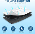 Replacement for GE RPWFE Fridge Water Filter (W/Chip) - 4 Pack