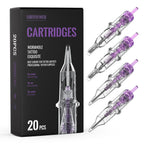 Cartridge Needles, 20pcs Mixed Sizes 3RL 5RL 5RM 7RM