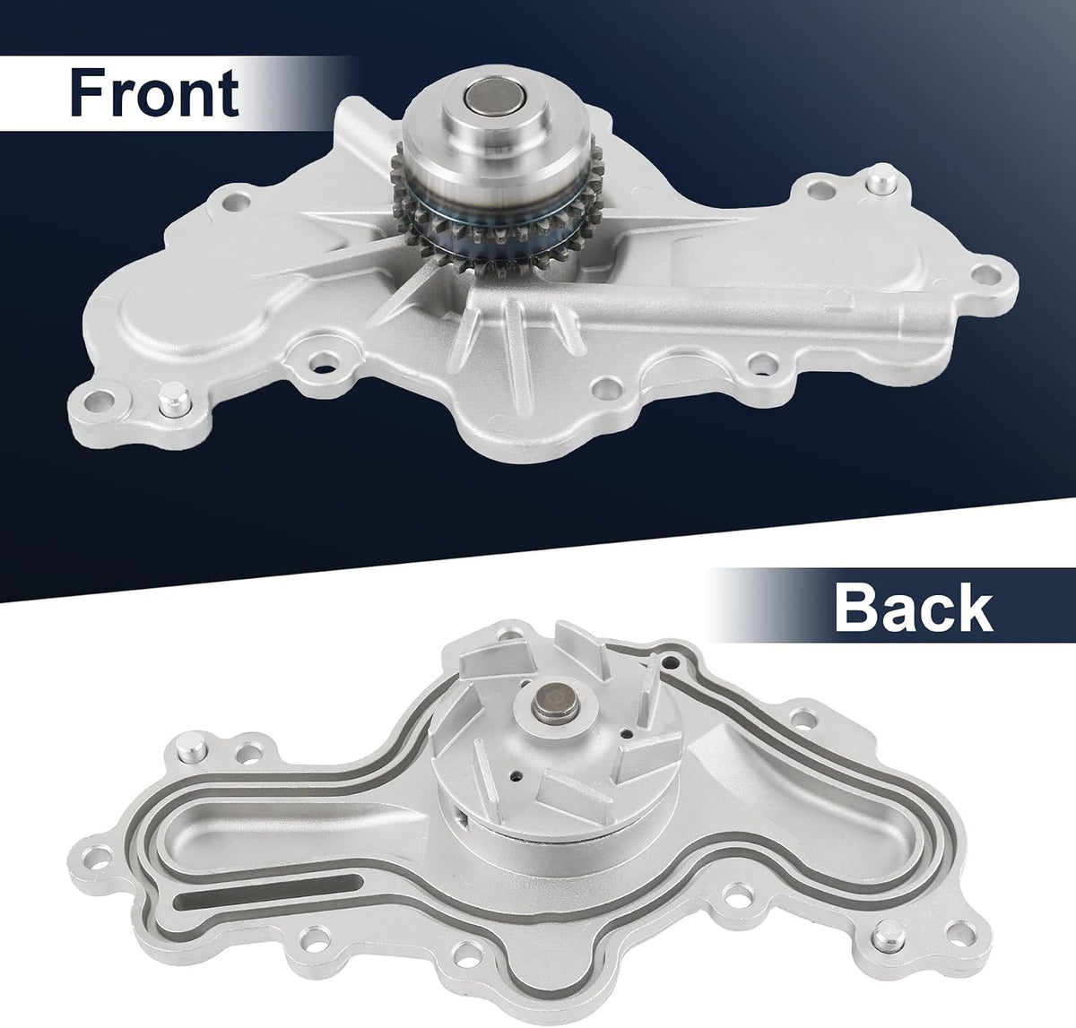 Water Pump Compatible with Lincoln MKX 2011-2018 Explorer Edge Flex Fusion