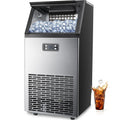 Commercial Ice Maker Machine 100Lbs/24H, Stainless Steel Undercounter Ice Maker with 33Lbs Storage Capacity