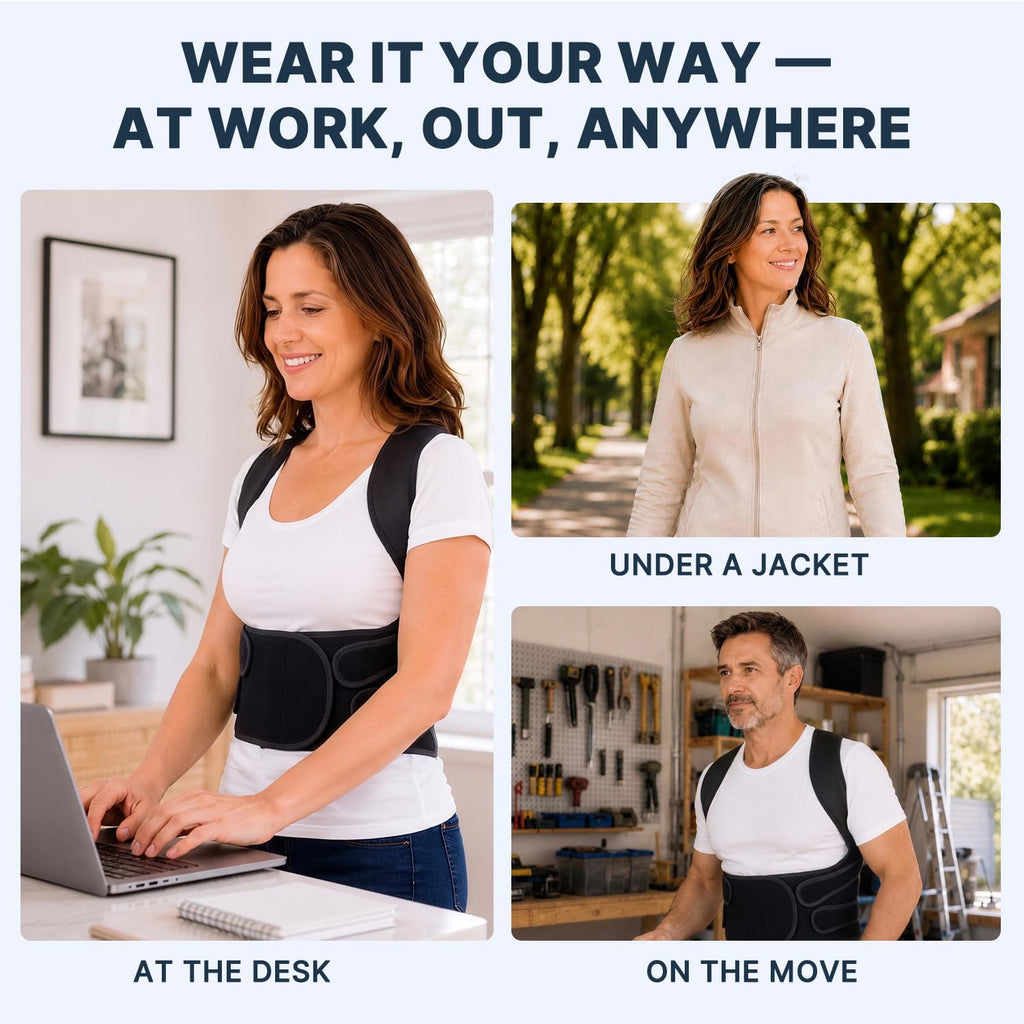 Posture Corrector for Women & Men, Back Shoulder Support Brace