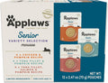 Senior Variety Mousse Wet Senior Cat Food 12-Pack 2.47 oz Pouches
