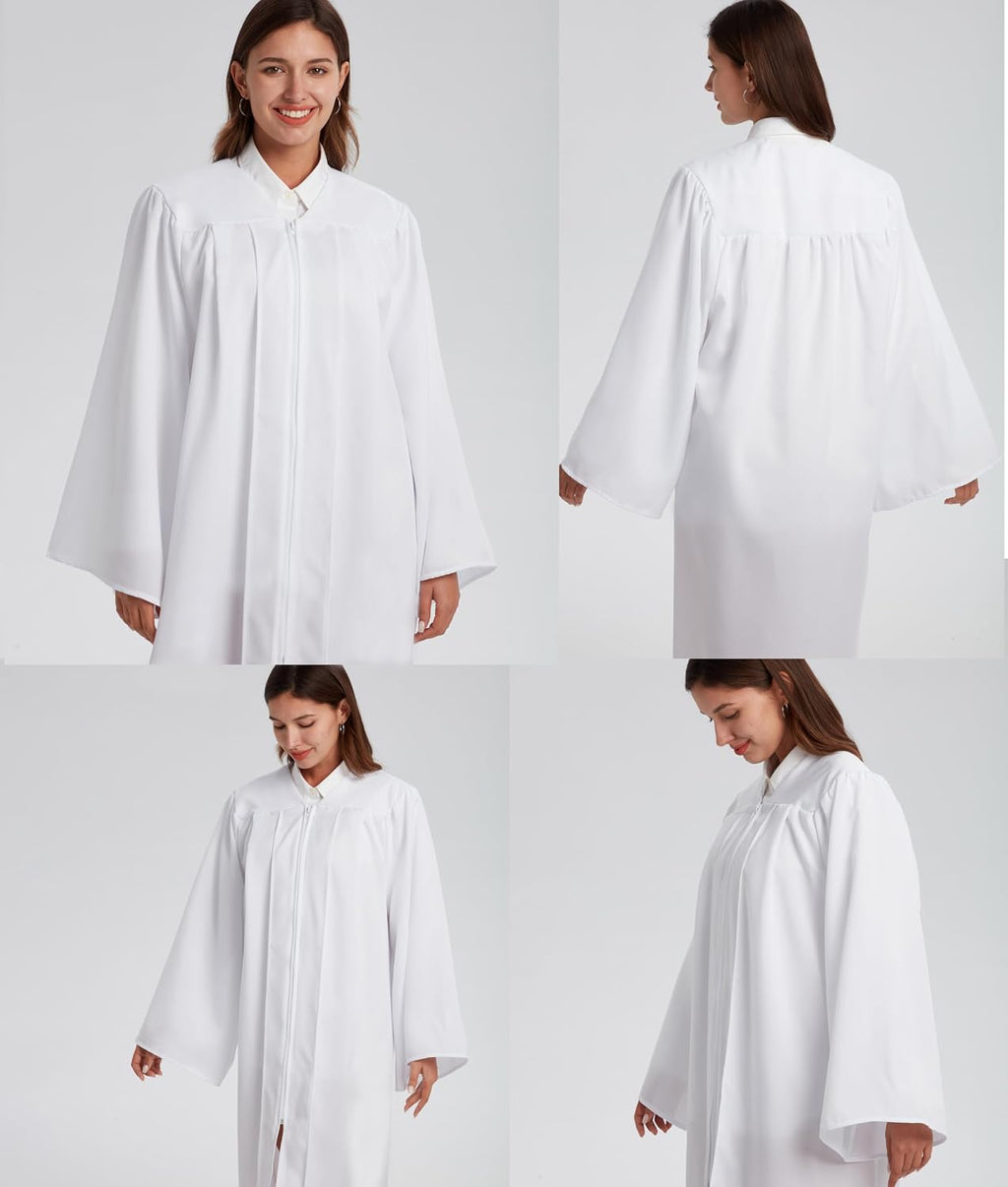 Unisex Matte Choir Robe for Church baptism robes for water baptism,Graduation Gown Judge Pastor Robes