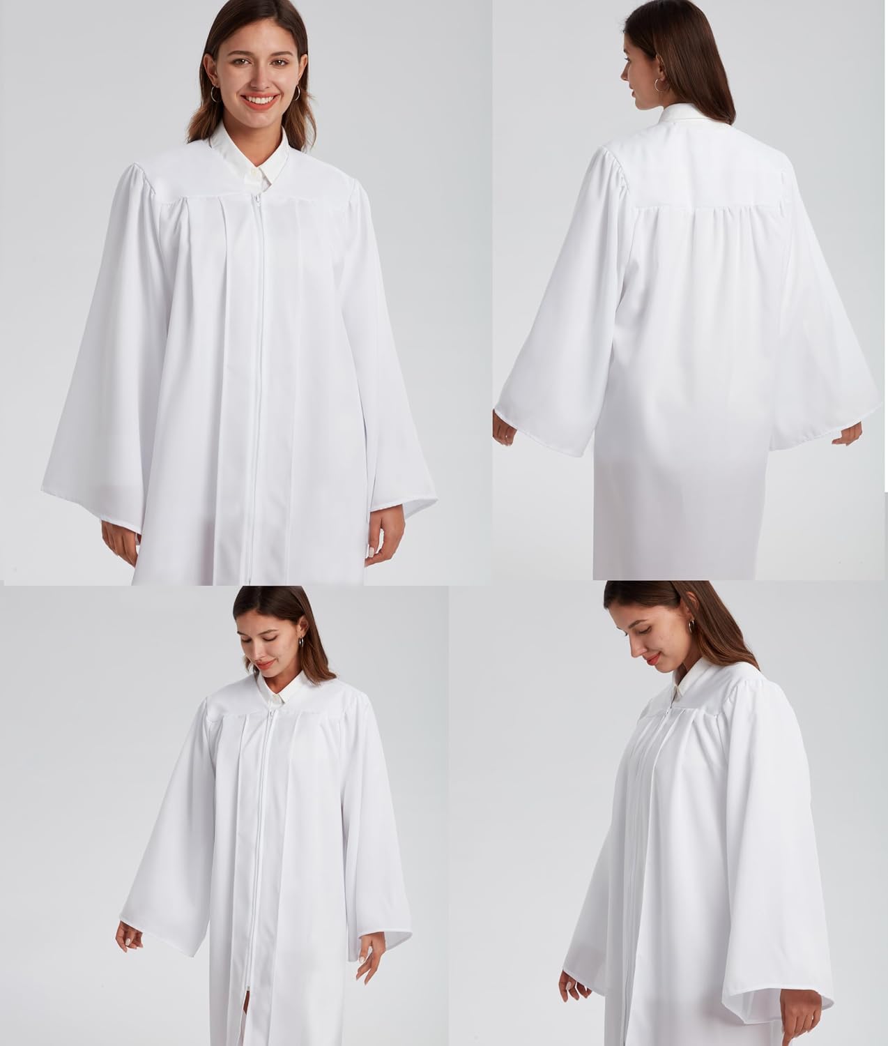 Unisex Matte Choir Robe for Church baptism robes for water baptism,Graduation Gown Judge Pastor Robes
