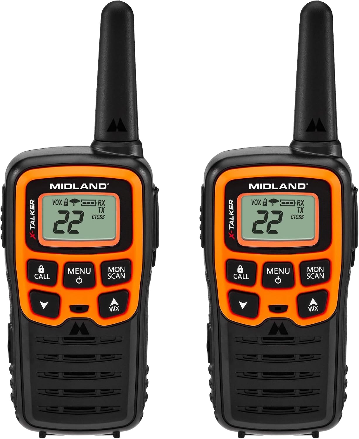 T51VP3 X-TALKER Spotting and Recovery Walkie-Talkie Long Range - FRS Two Way Radio for kids Caravanning with NOAA