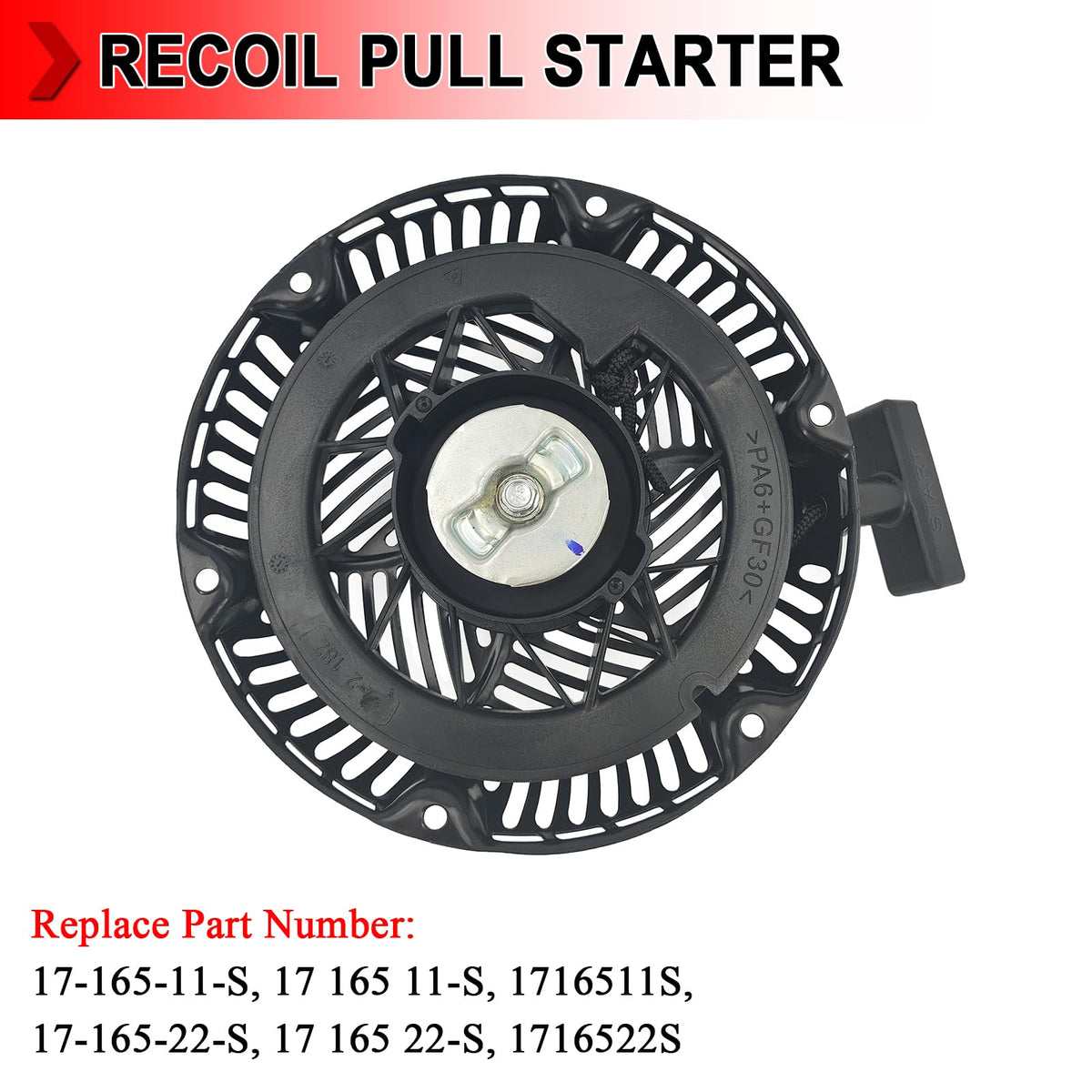 1716511-S Pull Start Recoil Starter Assembly for Kohler CH440 Engine 14HP