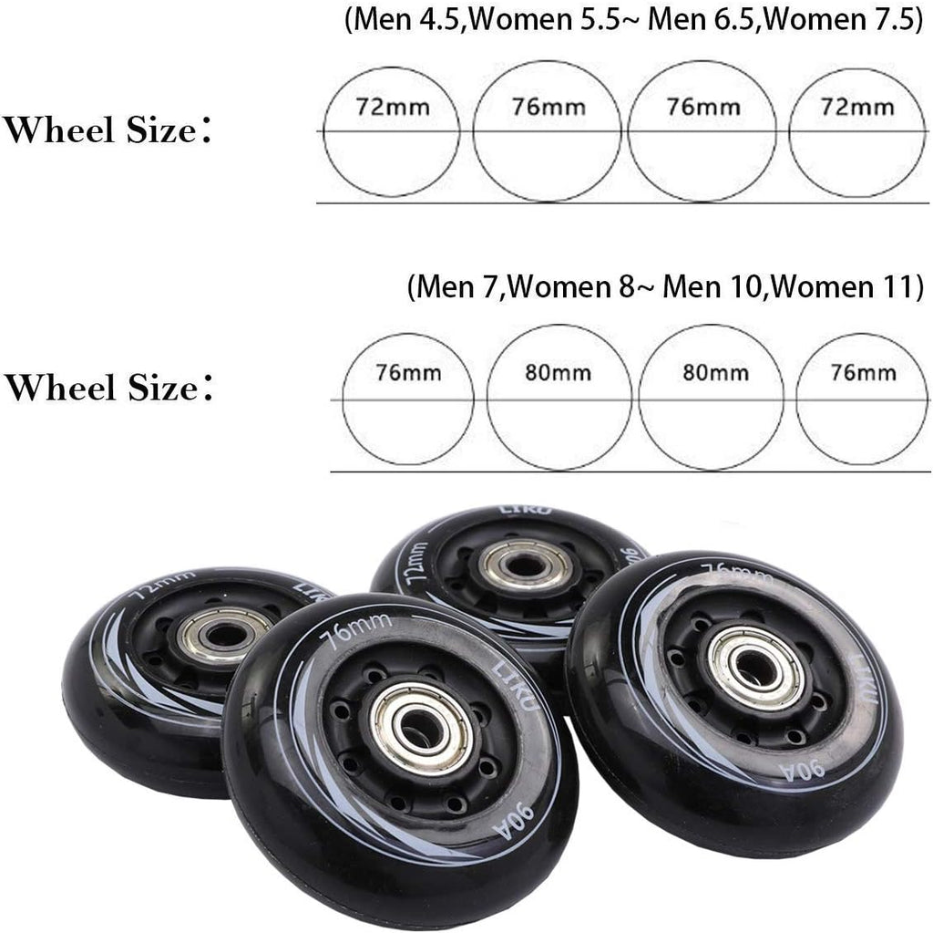 Black Professional Inline Skates Unisex