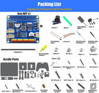5-DOF Robotic Arm, Programmable STEM Coding DIY Kit for Raspberry Pi | Compatible with RPi 4 B 3 B+ B A+, Educational