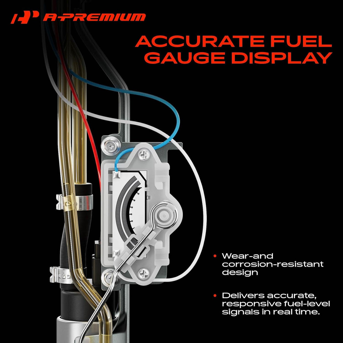A-Premium Electric Fuel Pump Assembly Compatible with Mercury, Lincoln