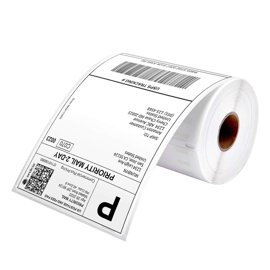 4"x6" Thermal Printer Label, Shipping Labels, 220 Sheets/Roll | Compatible with Rollo, Jadens, Nelko, DYMO 4XL