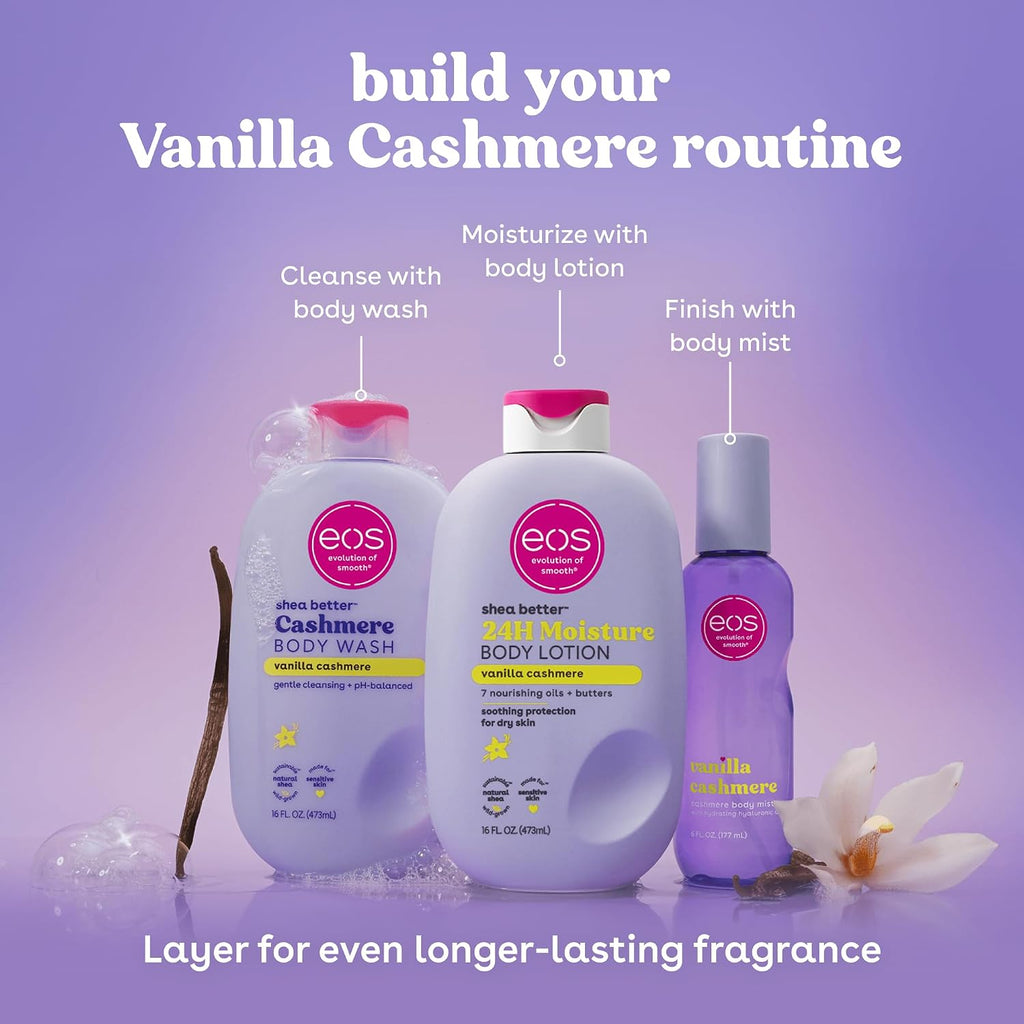 Cashmere Body Mist, Vanilla Cashmere, soft musk, cozy caramel, hair mist, body spray for women, moisturizing