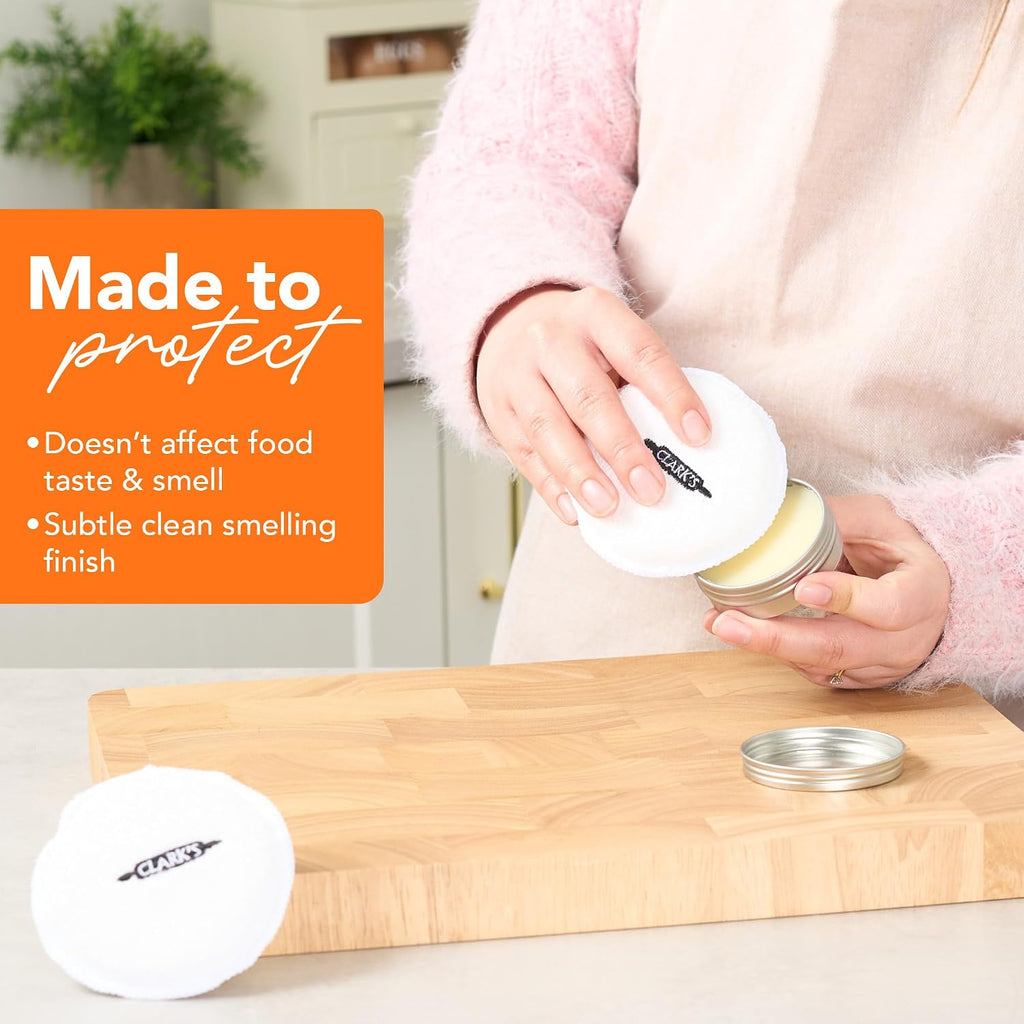 Wood Butter Cutting Board Wax, 2 oz - Citrus Scent - Food Safe