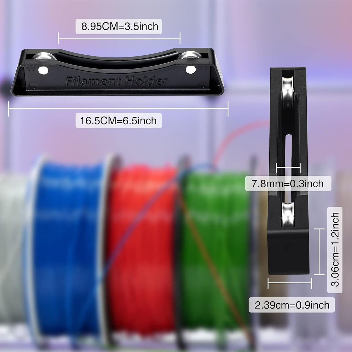 8 Set 3D Printer Filament Spool Holder Filament Holder