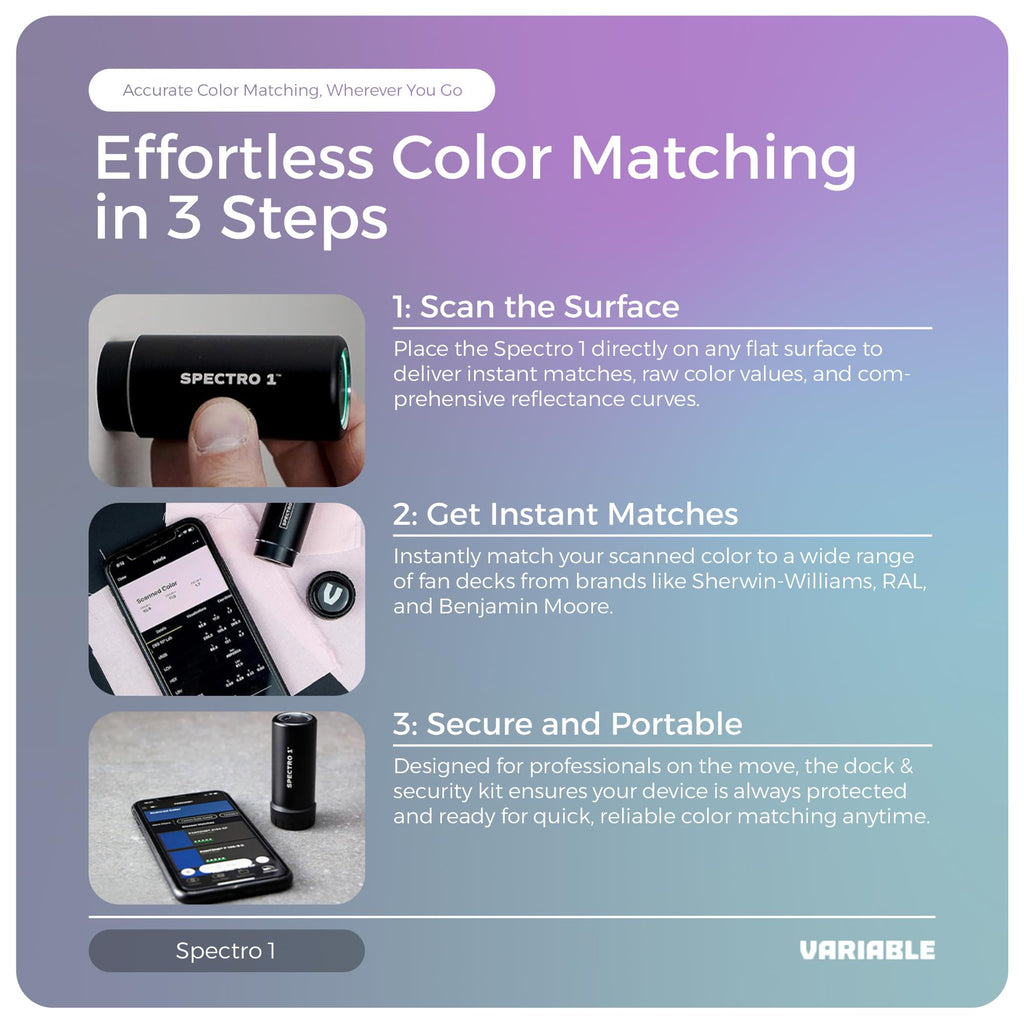 Spectro 1 Mobile Spectrophotometer with Dock & Security Kit