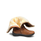 Women's Knee High Boots Winter Warm Boots,Camel,7.5
