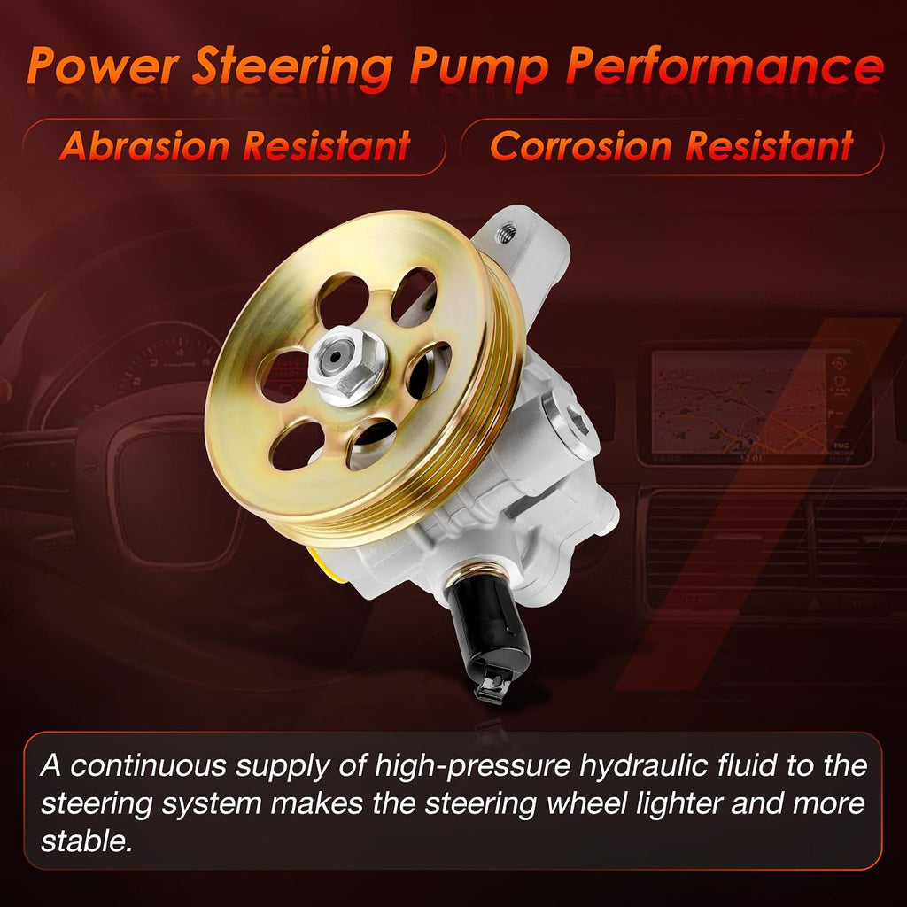 Power Steering Pump Compatible with 1998-2002 Honda Accord 2.3L L4