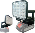 LED Work Light-Compatible with Makita 18V-LXT series batteries,Cordless LED Work Light has 2 USB connectors.Battery