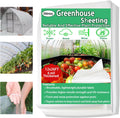 12x26FT Greenhouse Plastic Sheeting, 6 Mil Clear Poly Film Cover
