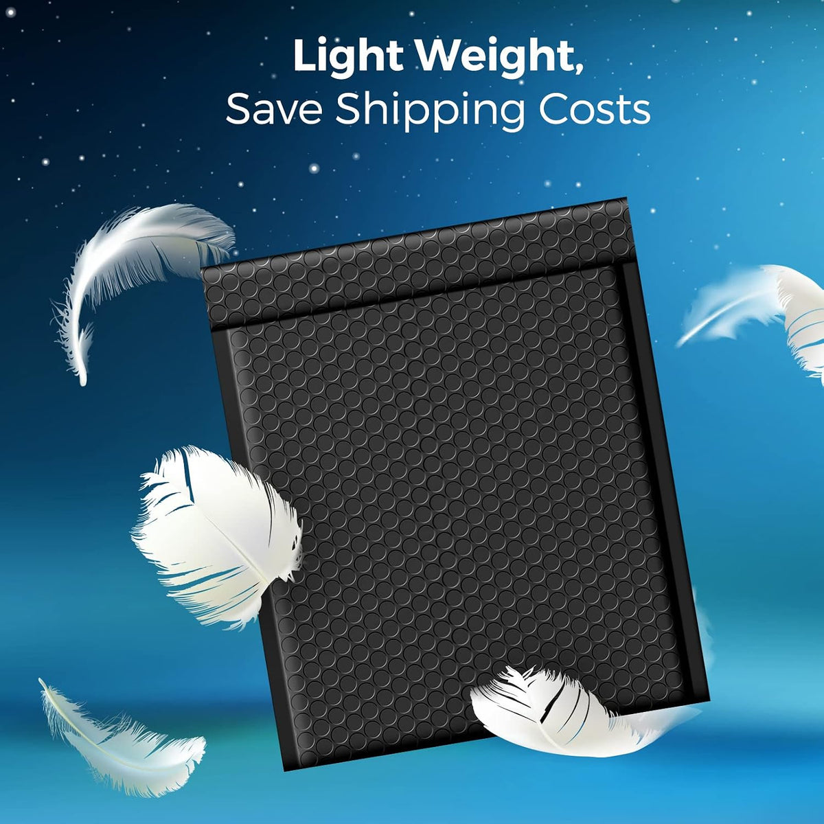 Black Bubble Mailers 8.5x12" Padded Envelopes 40 Pack #2