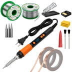 Professional Stained Glass Soldering Kit, Lead-Free Solder Wire