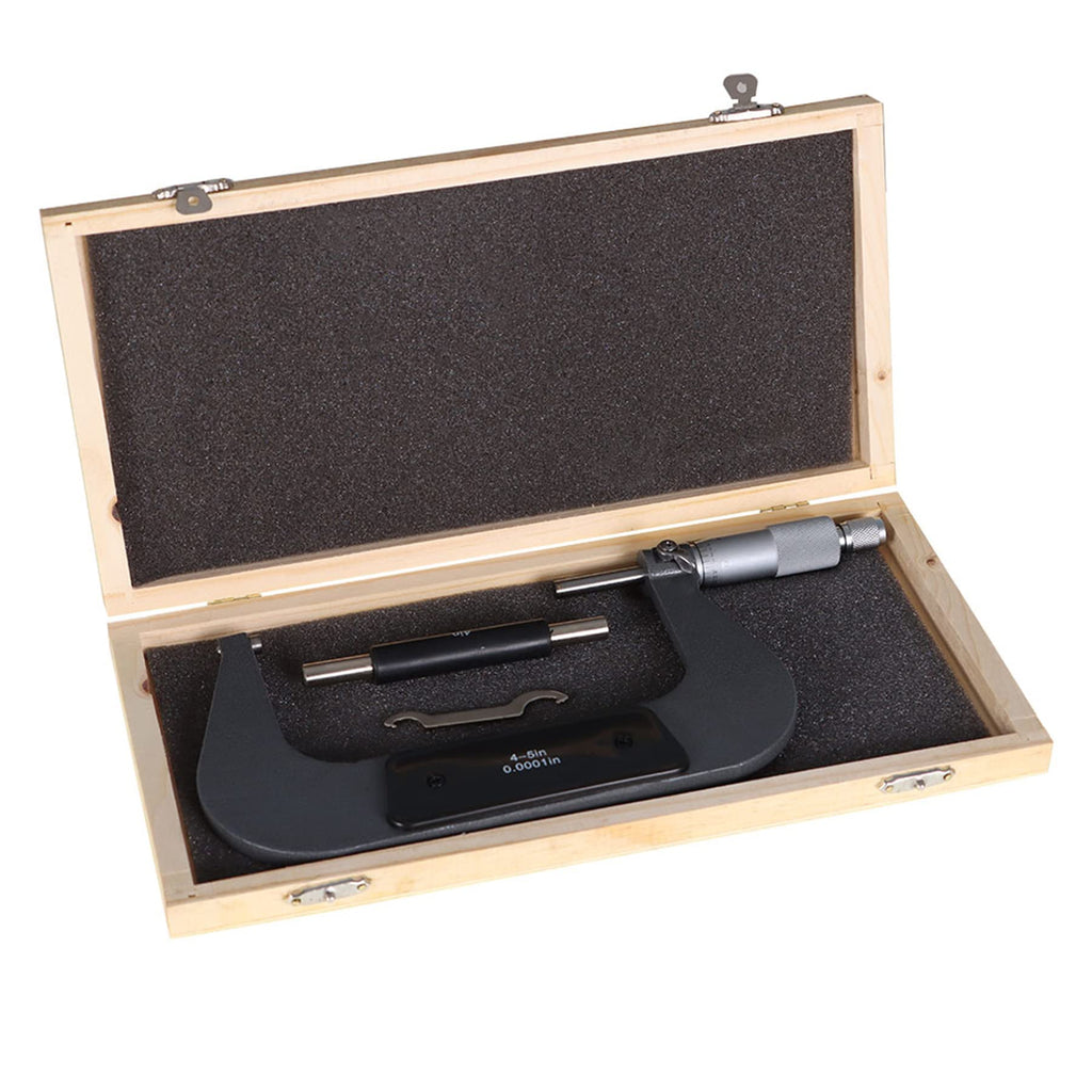 marddpair Micrometer 4-5 Inch 0.0001 Inch Precision Outside Micrometer