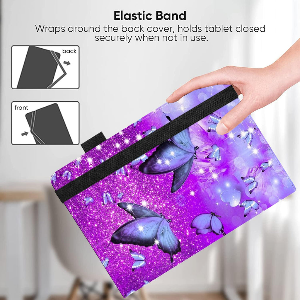Universal 10 10.1 Inch Android Tablet Case,Slim Folding Stand Cover for All 9"-10.5" Touchscreen Tablet Case with