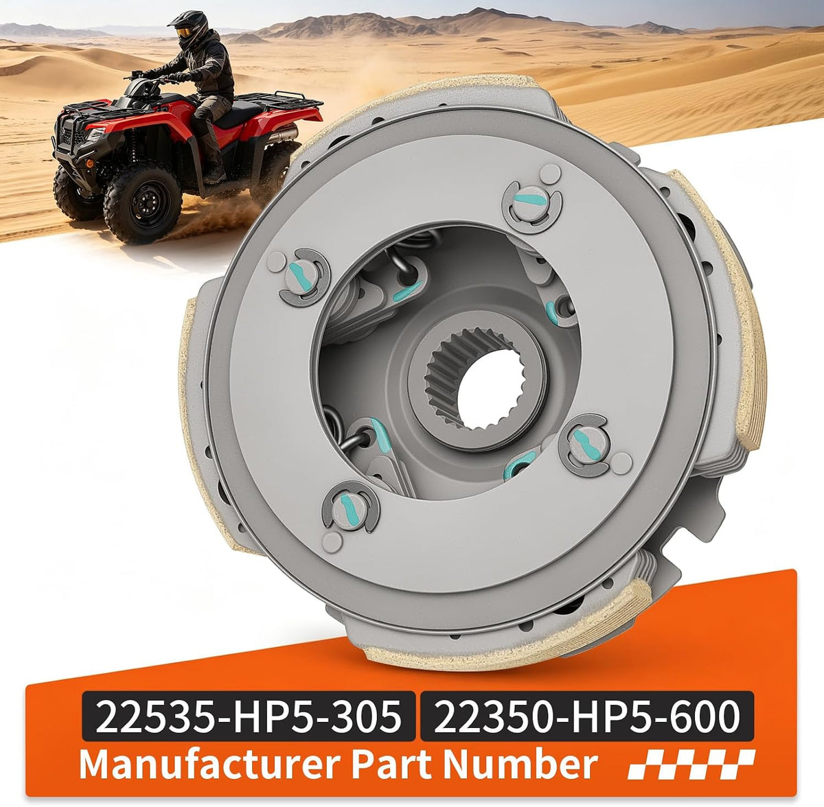 Wet Clutch Centrifugal Carrier for Honda Rancher 420