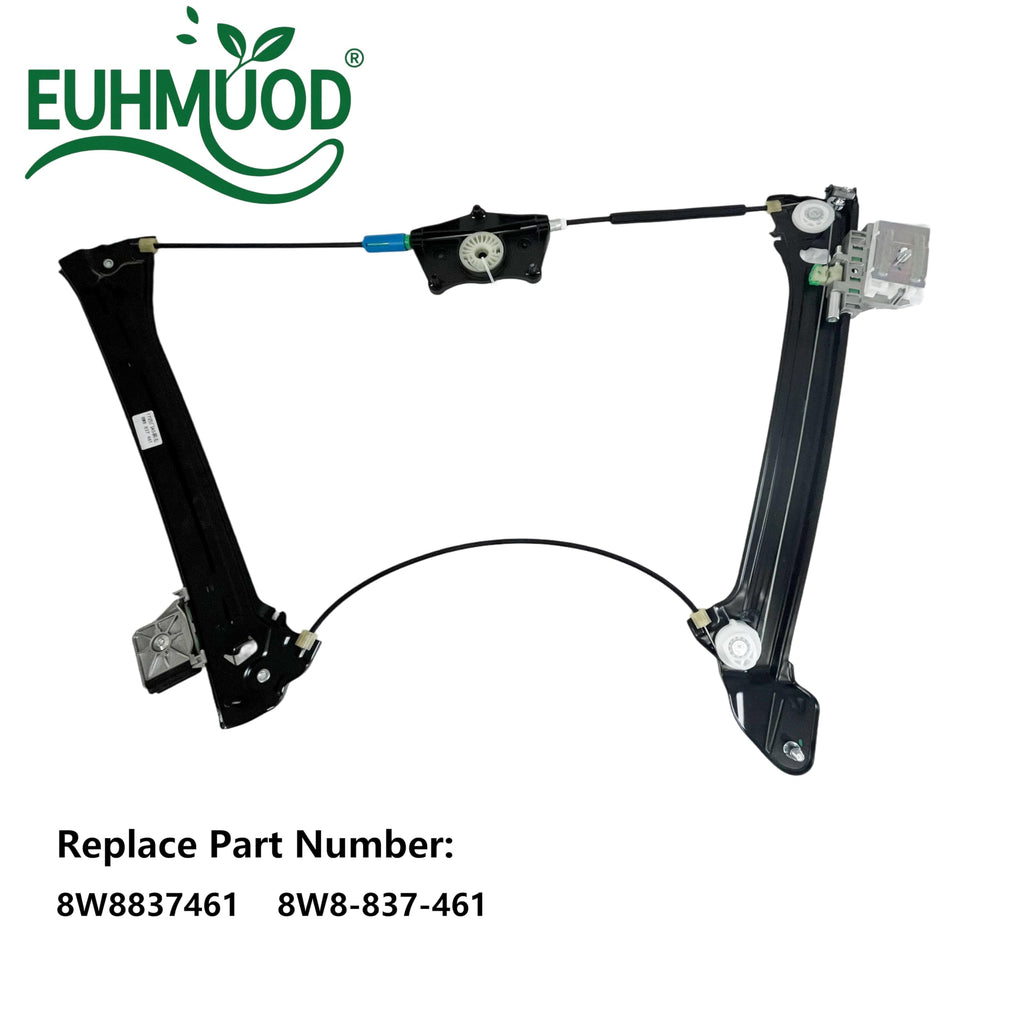 EUHMUOD 8W8837461 Power Window Regulator Front Left Driver Side