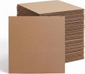12X12 Corrugated Cardboard Sheets, 55 Pack Squares