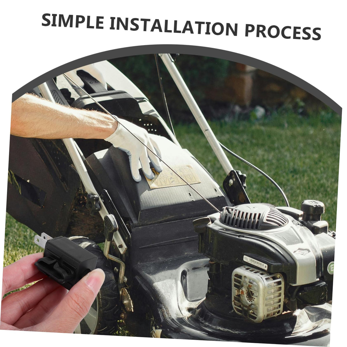 Toddmomy Lawn Mower Seat Switch 2 Pin Safety Replacement for Riding Mower