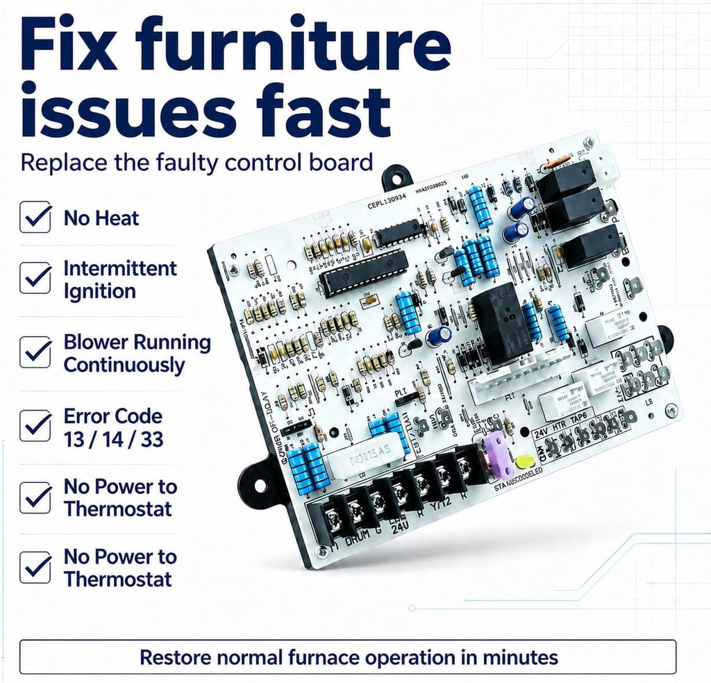 HK42FZ039 Furnace Control Board Replacement for Carrier Bryant Payne