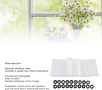 Quiet Garage Door Hinge Rollers - Noise Reduction Roller Sleeves with Shaft Gaskets, Heavy Duty Solid Construction