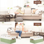 3 Pack Large Capacity Storage Bins Closet Organizer for Shelves
