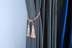 Magnetic Curtain Tiebacks Handmade Tassel Drapery Holdback,4P