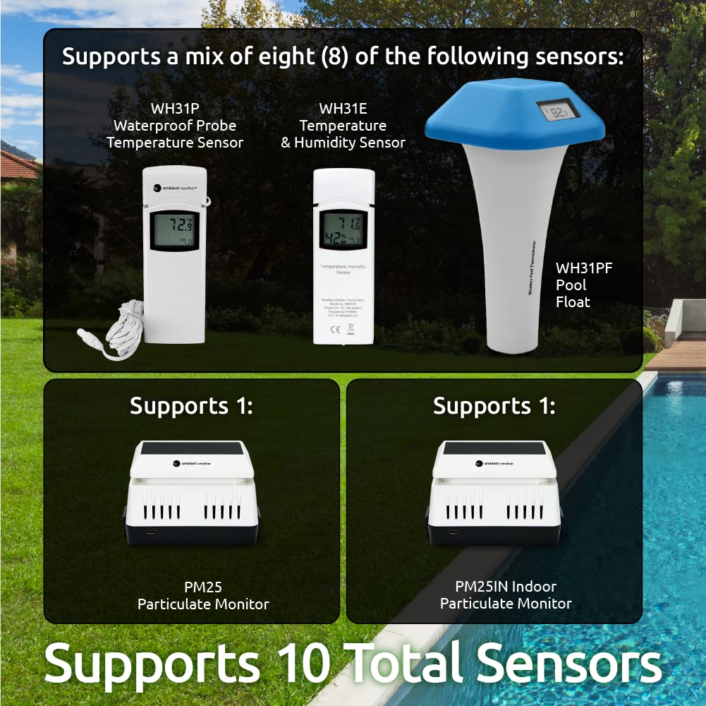 WS-2902 Wi-Fi Smart Weather Station | With Wi-Fi Remote Monitoring and Alerts
