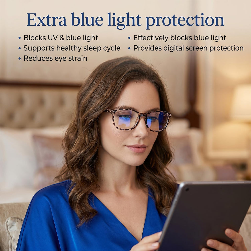 Reading Glasses Anti-Glare Readers 5-Pack for Men Women | Reading Glasses for Women Men, Eyeglasses, Blue Light
