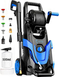 2026Upgraded Pressure Washer 4800PSI w/4 Quick Connect Nozzles, Inlet Hose & Filter&500ML Soap Tank, High Cleaning