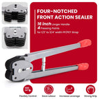 Banding Strapping Kit, Pallet Strapping Kit with Tensioner & Sealer Tool, 3200FT PP Plastic Banding, 200 Metal Seals