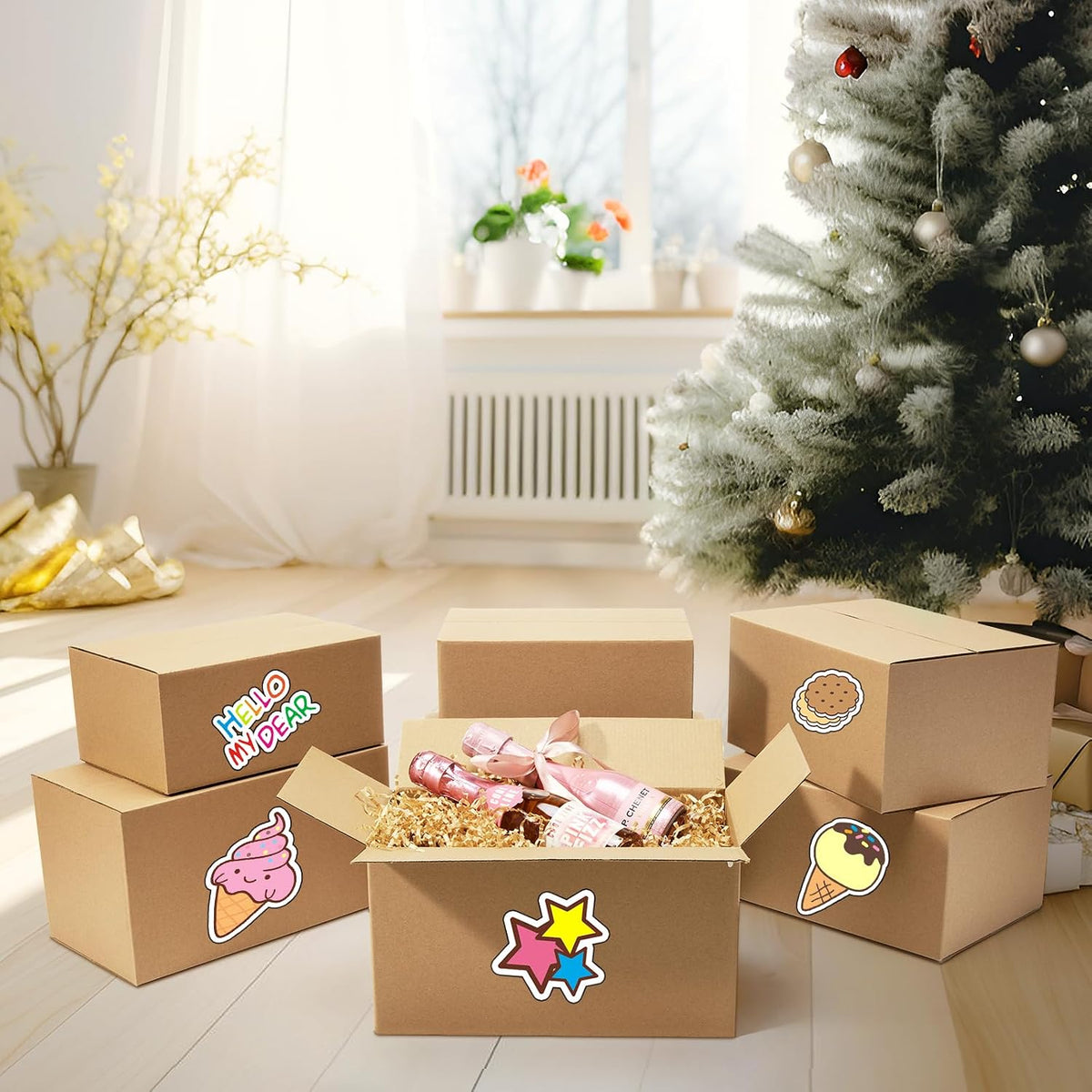 30 Pack Small Shipping Boxes Assorted Sizes, 9x6x4 & 10x7x5 & 11x6x6 10 PCS Each Mailing Boxes, Brown Corrugated Box