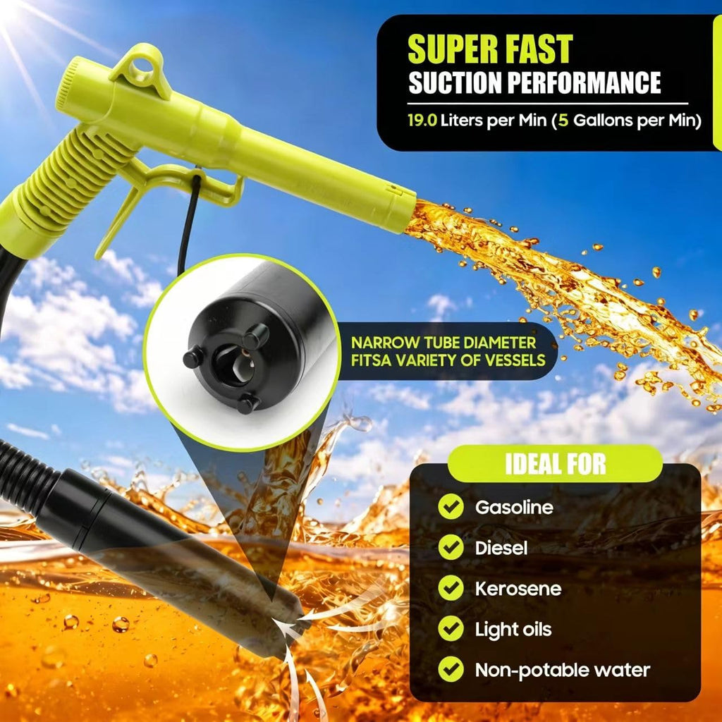 5 GPM Fuel Transfer Pump compatible with ryobi 18V batteries