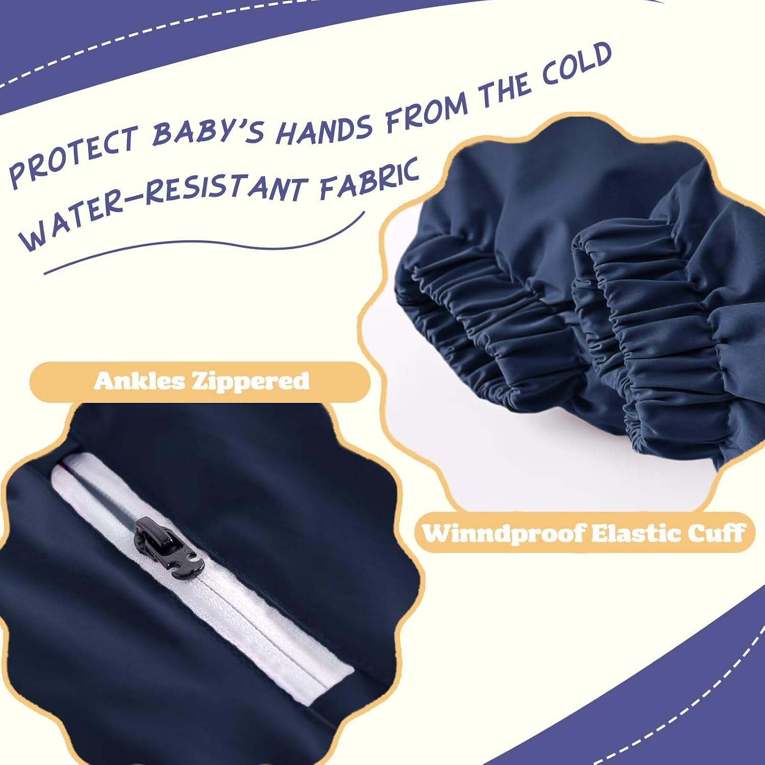 Toddler Snowsuit Baby Boys Girls One Piece Winter Outfit Infant Ski Suit Thick Fleece Coat Hoodies 2T-5T Warm Jumpsuit