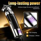 6 in 1 Beard Trimmer for Men Rechargeable with LED Display