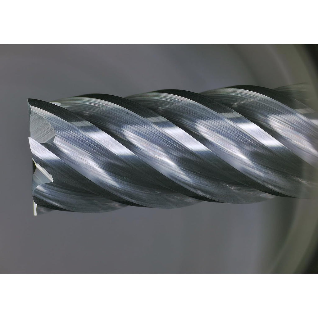 Tools Carbide End Mill Finish Machining Square Milling Cutter for Cutting Alloy Steels,Cast Iron, Hardened Steel - 6 Flute Cutting Tools 1/4 Shank (1/4-2.5" 1PCS)