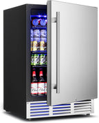 24 Inch Beverage Refrigerator,180 Cans Outdoor Refrigerator