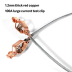10Ft/3m Long Flexible Bonding and Grounding Wire with Two Alligator Clips, Bare