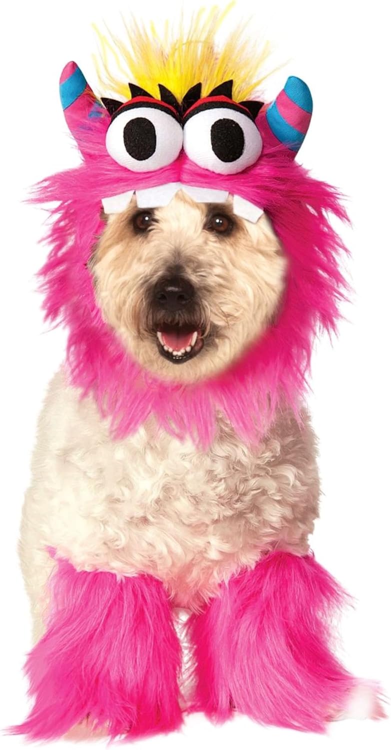 Pink Monster Pet Costume for Dogs or Cats, Large